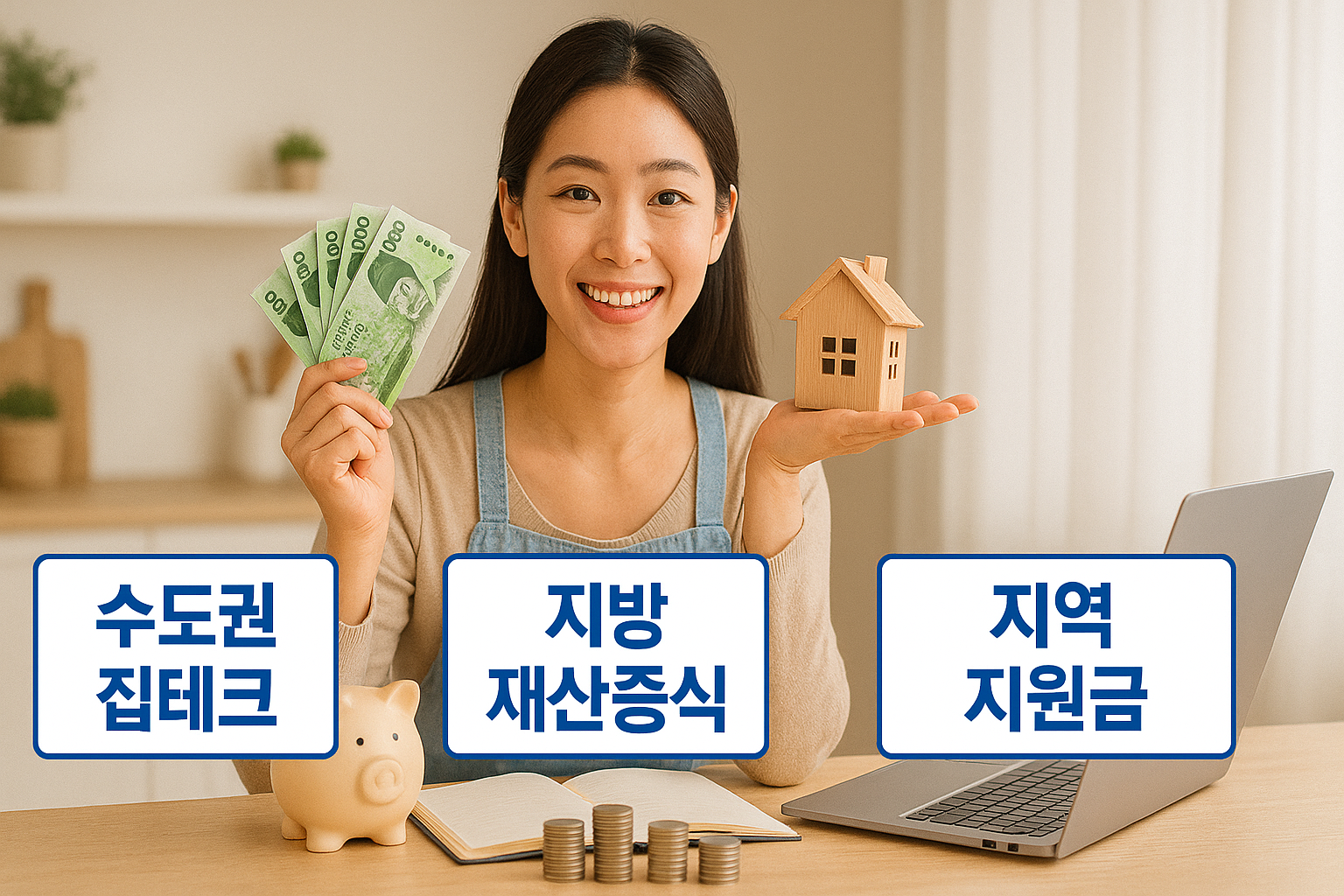 주부 재테크(수도권 집테크, 지방 재산증식, 지역 지원금)