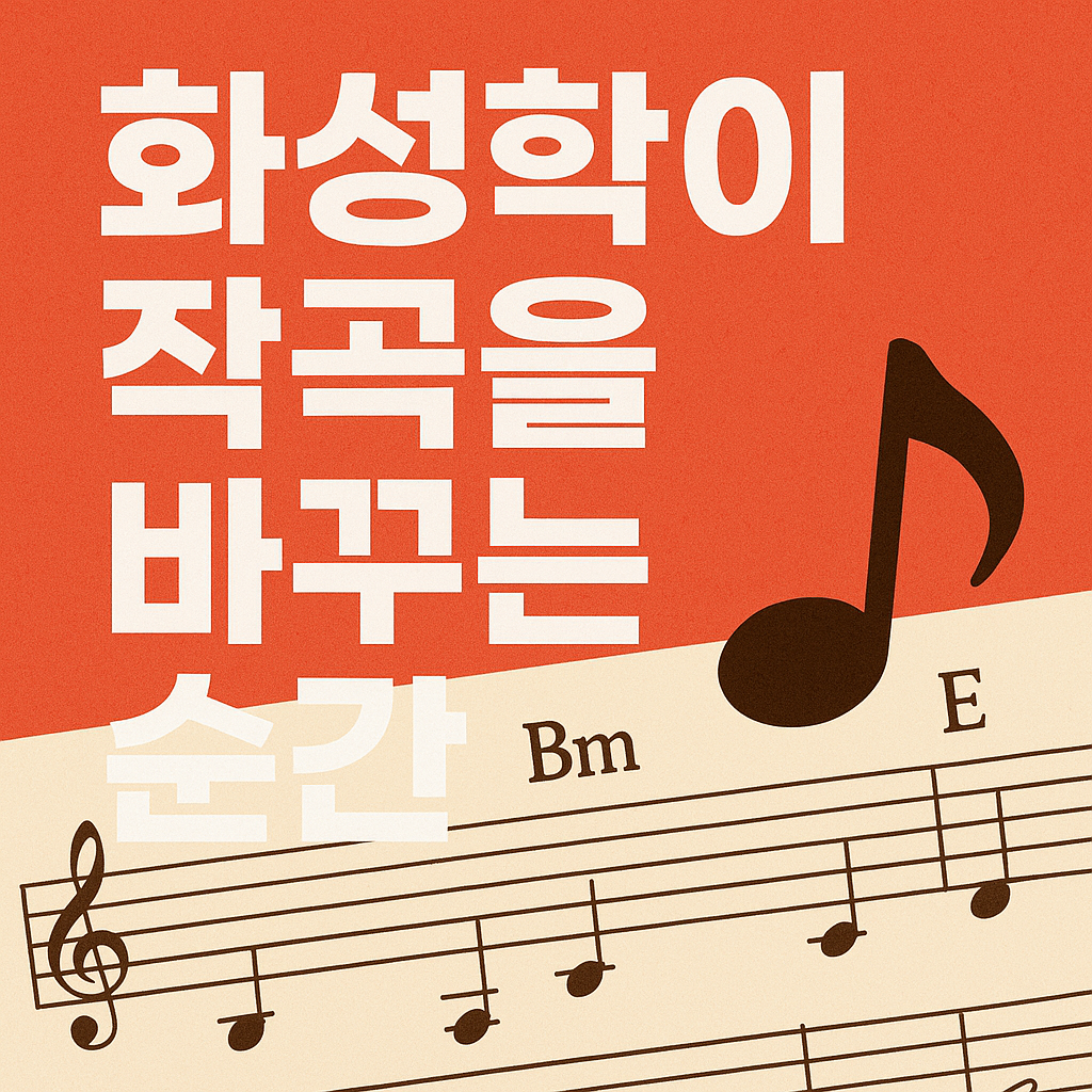 화성학이 작곡을 바꾸는 순간 관련 사진