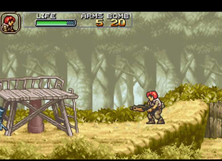 메탈슬러그 어드밴스 게임화면 카드수집