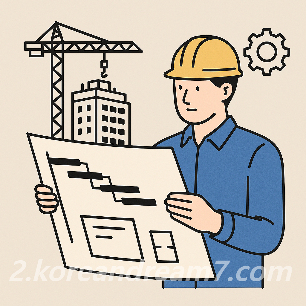 초고층공사 공정계획 핵심정리