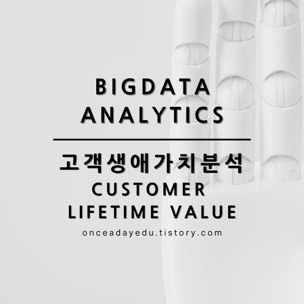 고객생애가치분석 (Customer Lifetime Value)