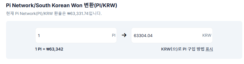 파이코인 시세 상장 시기 1파이코인 가격