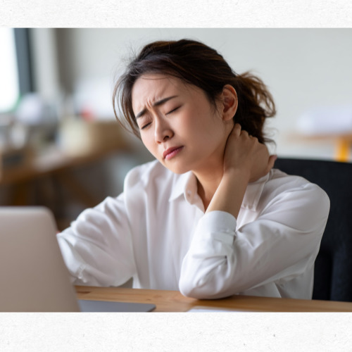 사무실에서 가능한 목 스트레칭