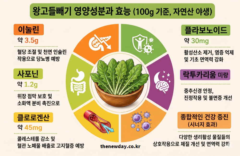 왕고들빼기 효능 영양성분