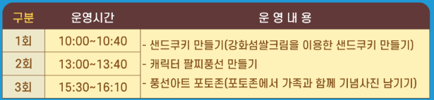 강화행복키즈카페 남부점 체험