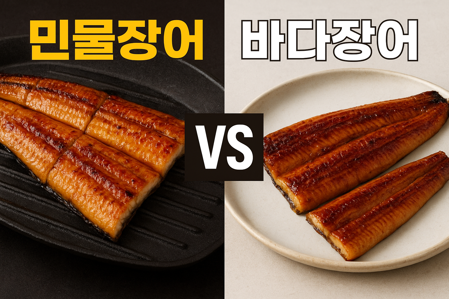 민물장어와바다장어