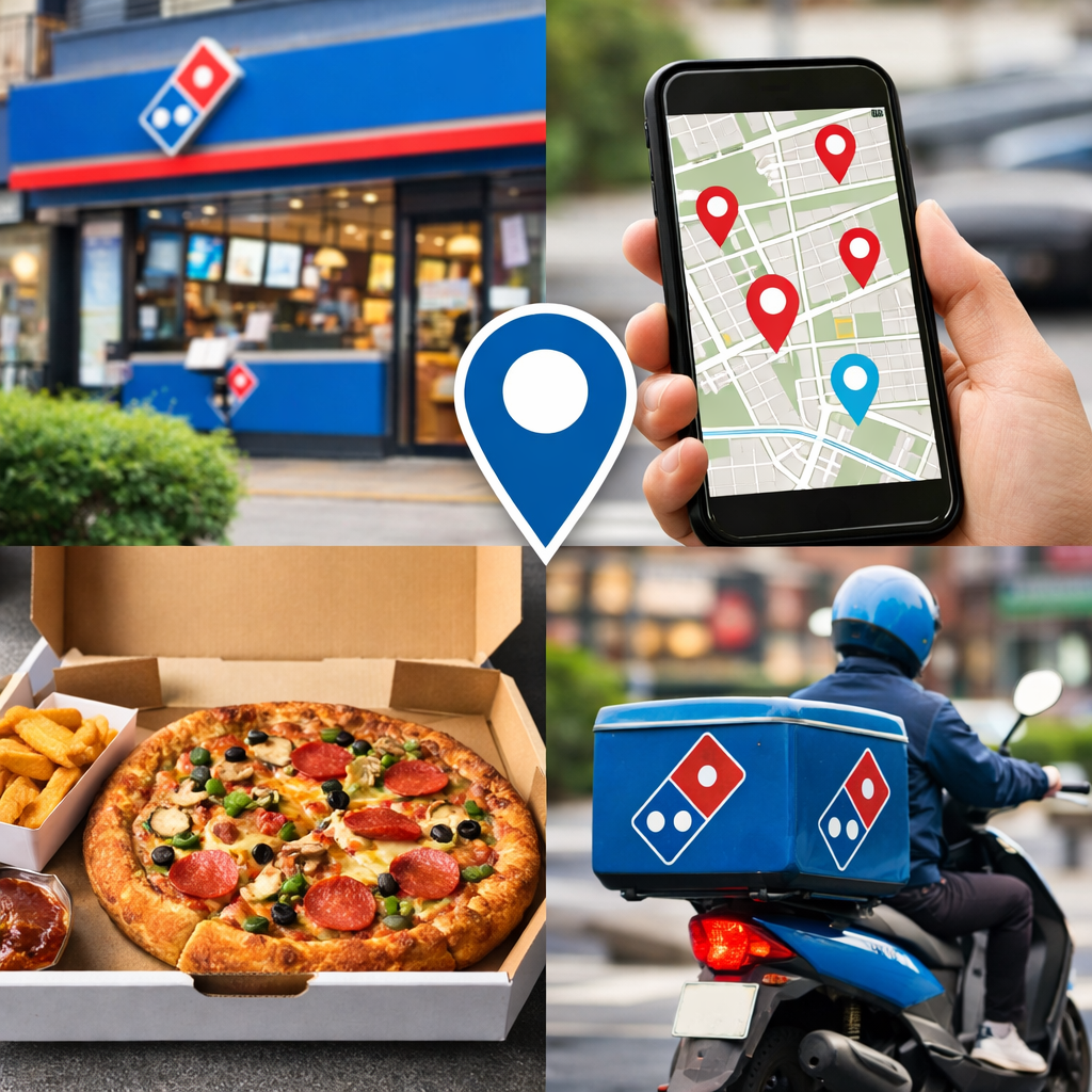 도미노피자 매장 위치 찾기 방법 총정리｜가장 빠르게 가까운 도미노피자 찾는 법 관련 사진