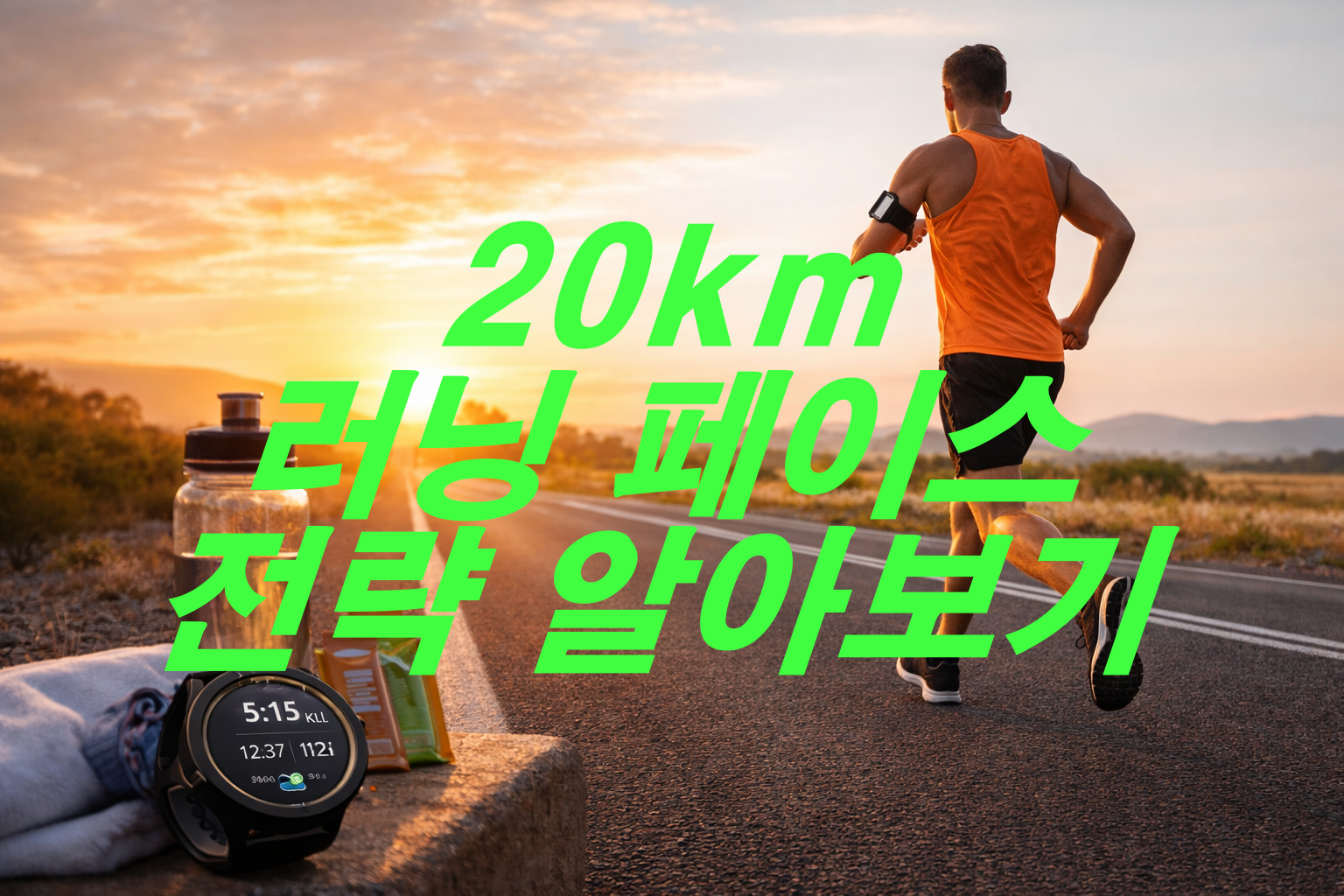 20km 러닝 페이스 전략을 알아보자