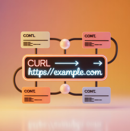 기본 curl 명령어 사용법 - 아키텍처 이미지