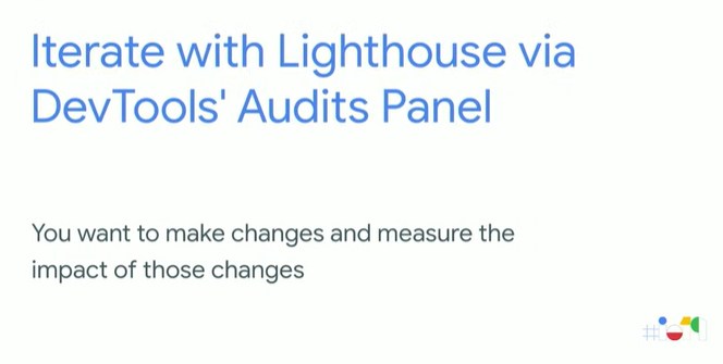 Iterate with Lighthouse via DevTools' Audits Panel