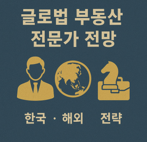 글로벌 부동산 전문가 전망 (한국, 해외, 전략) 관련 이미지