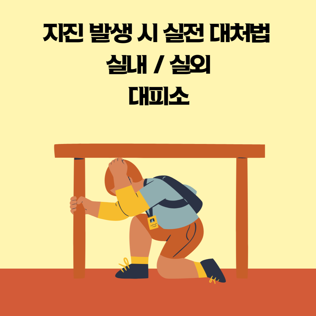지진 발생 시 정부 공식 대피 요령과 실전 대처법