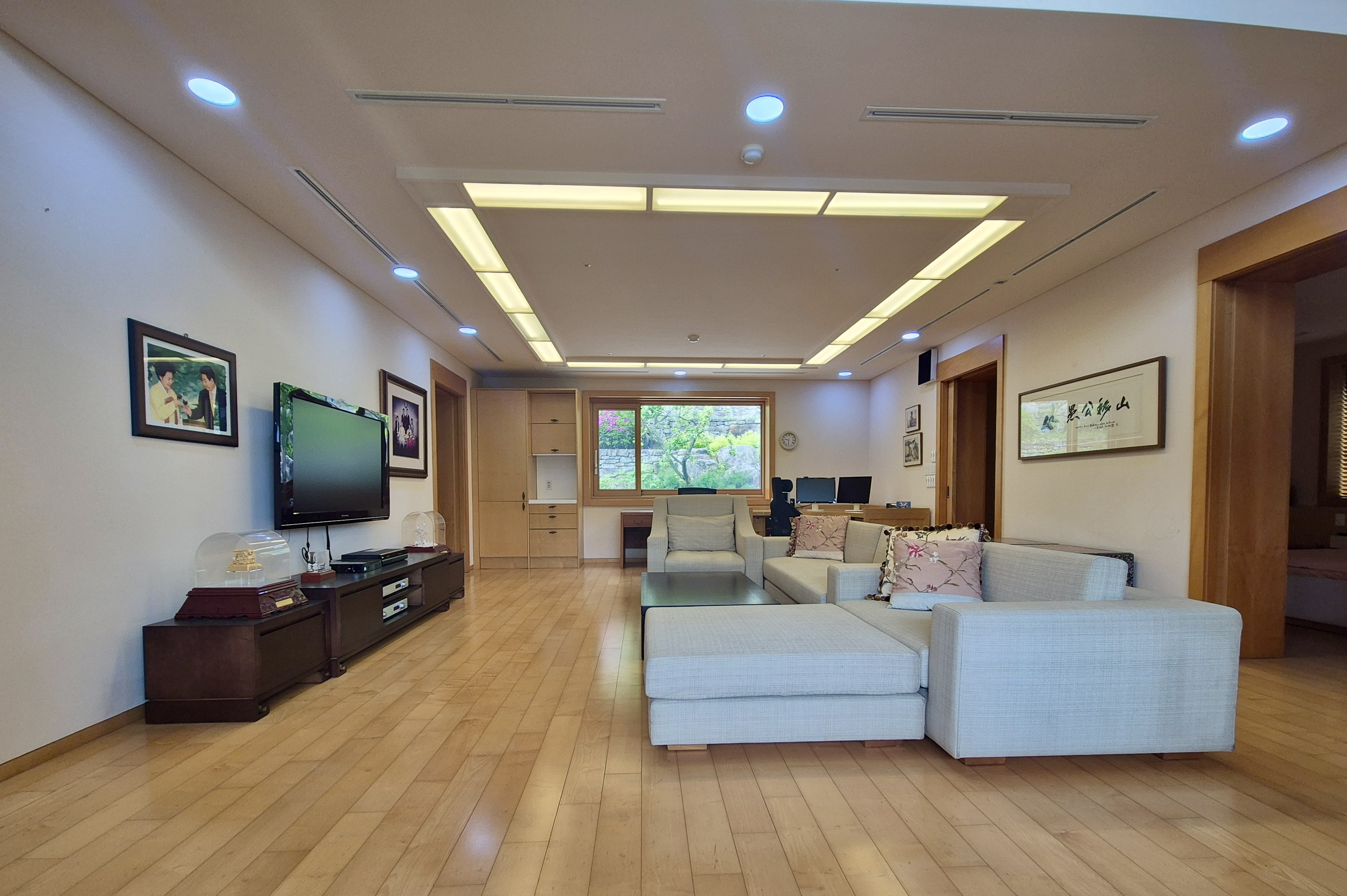 봉하마을 대통령의 집 거실