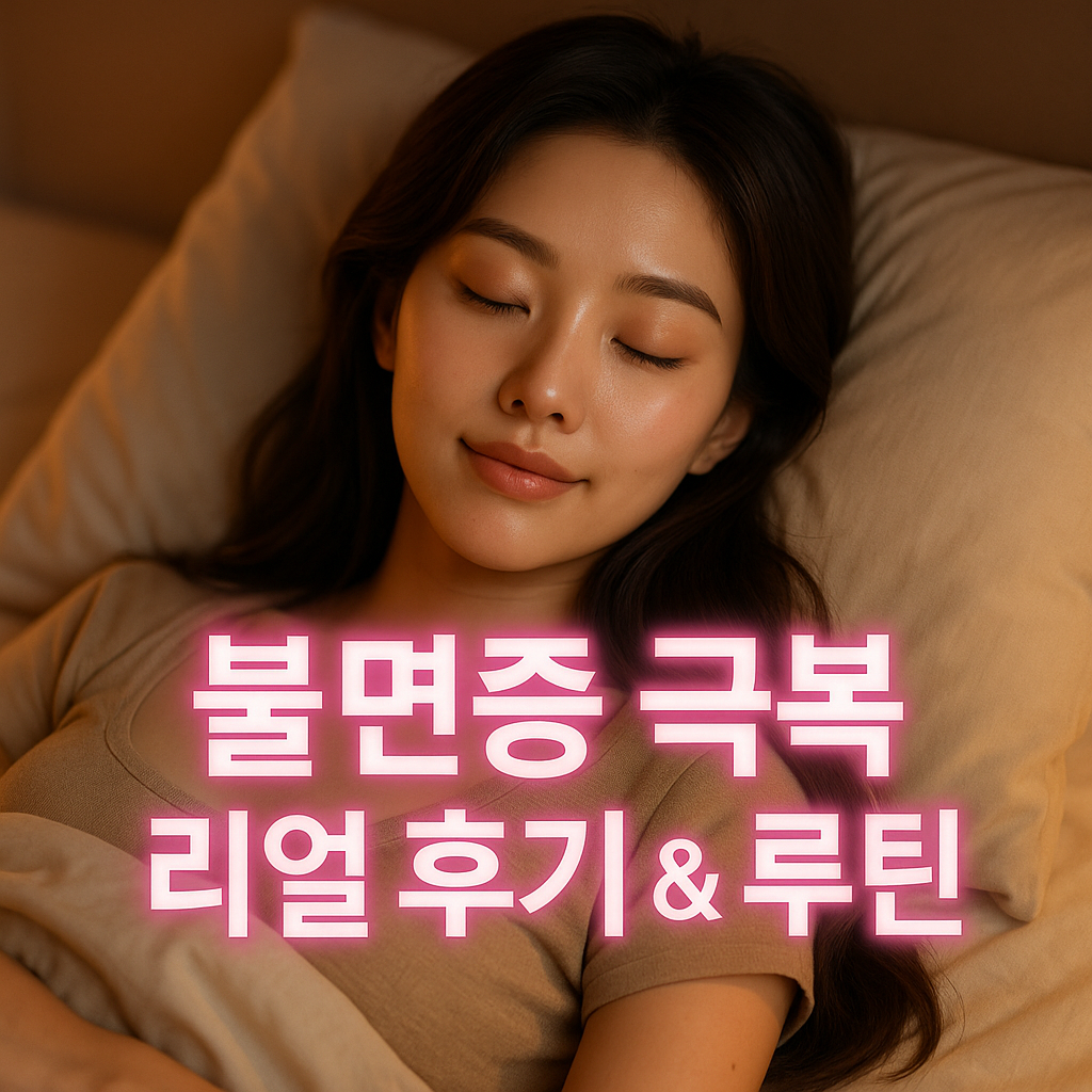 불면증으로 밤새 뒤척이던 나, 탈출 루틴 전부 알려드려요