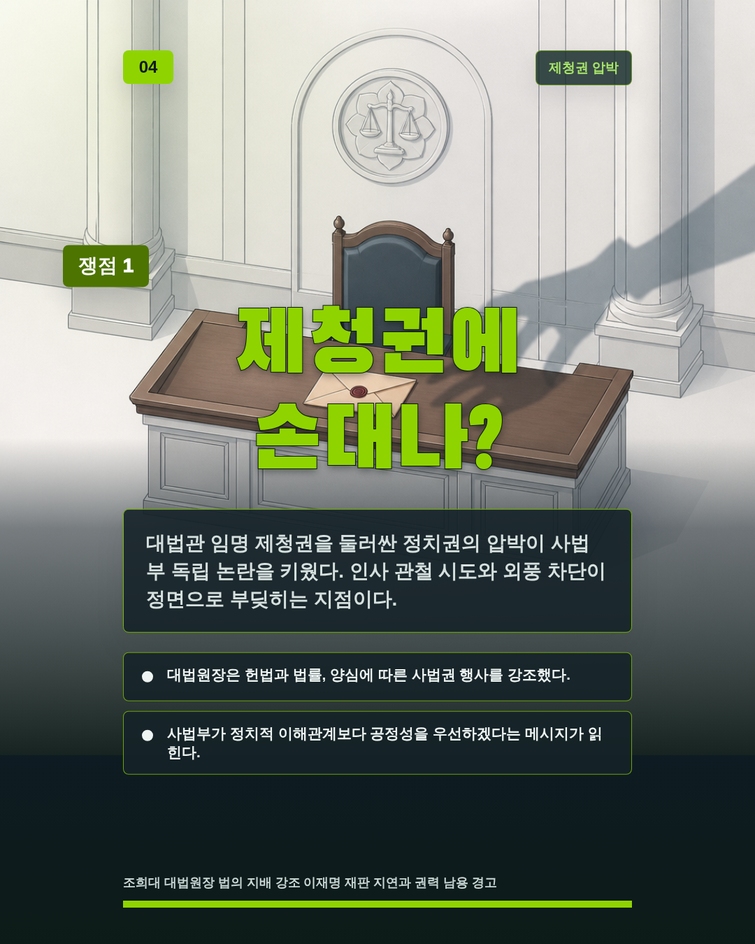 제청권에 손대나?