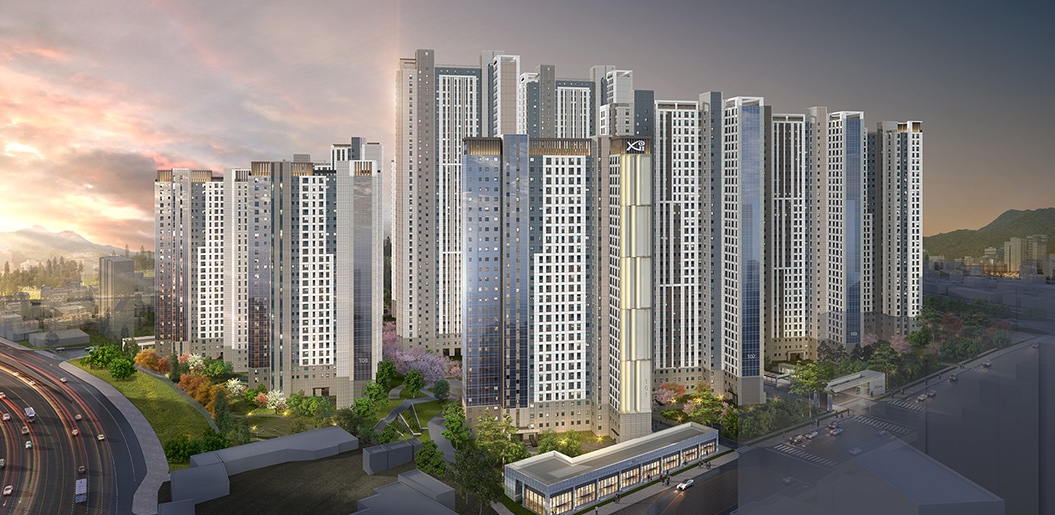 둔산 자이 아이파크 전경