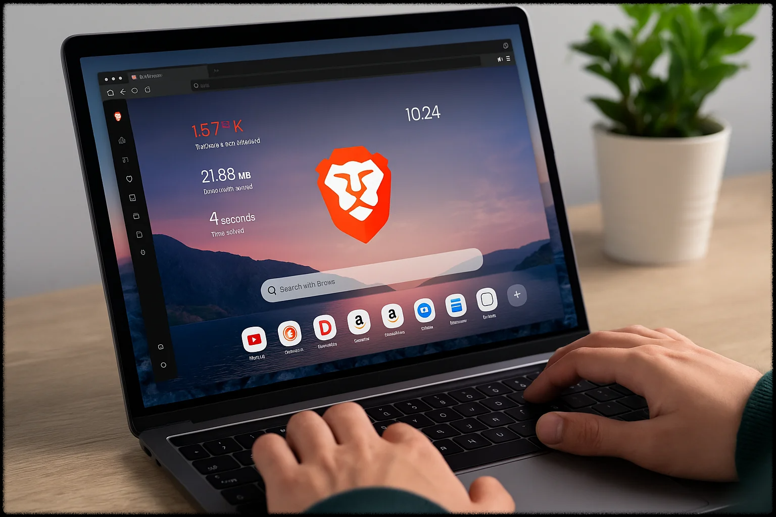 브레이브 브라우저 광고 차단 기능 화면