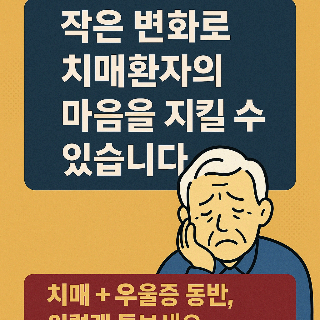 말 없고 의욕 없는 치매환자, 혹시 우울증?