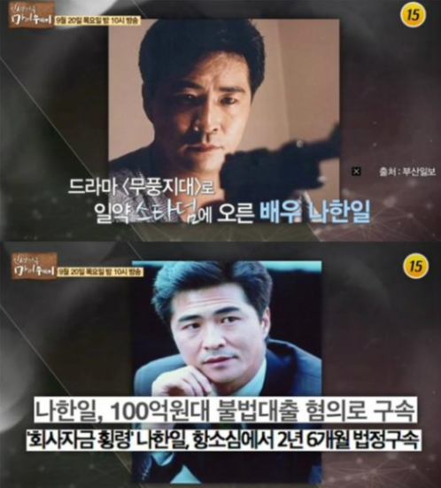 나한일 구속