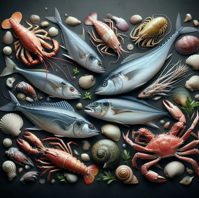 4월제철-해산물-생선-조개류의-모습