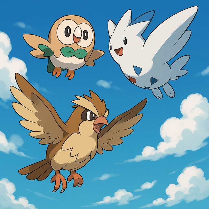 포켓몬고 하늘 포켓몬 출현 시기 및 포획 팁 정리