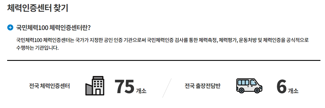 국민체력 100 예약 신청