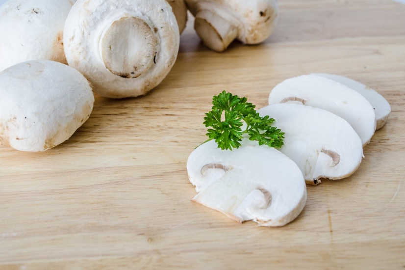 양송이버섯_손질