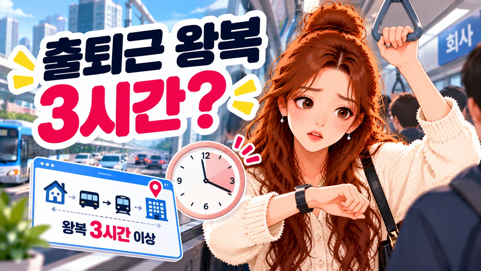 실업급여-통근곤란-왕복3시간