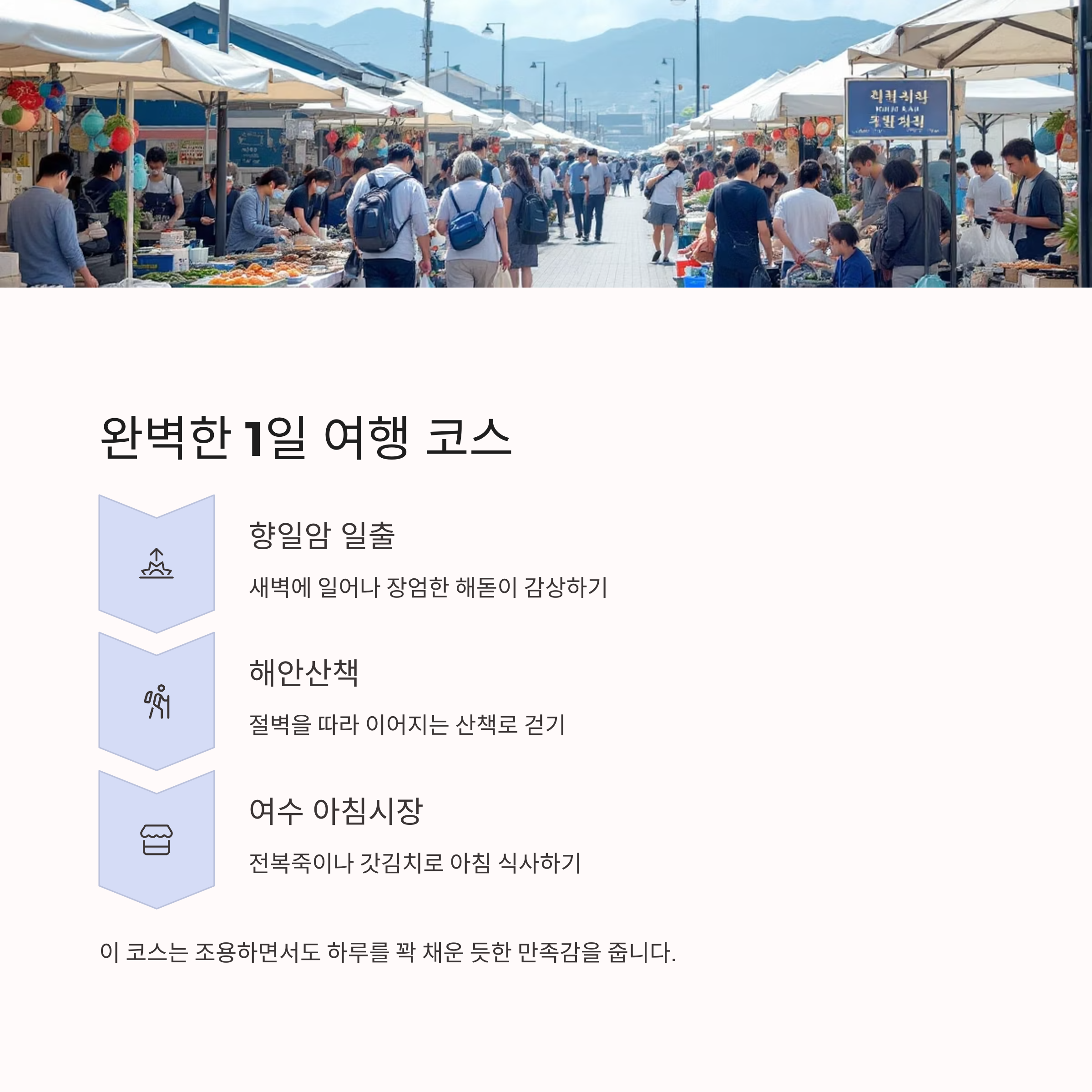 여수 향일암에서 맞이하는 고요한 해돋이 여행