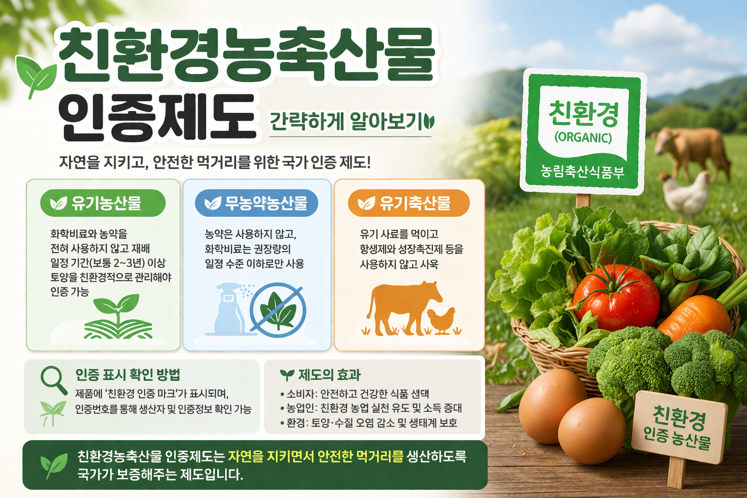 친환경농축산물인증제도