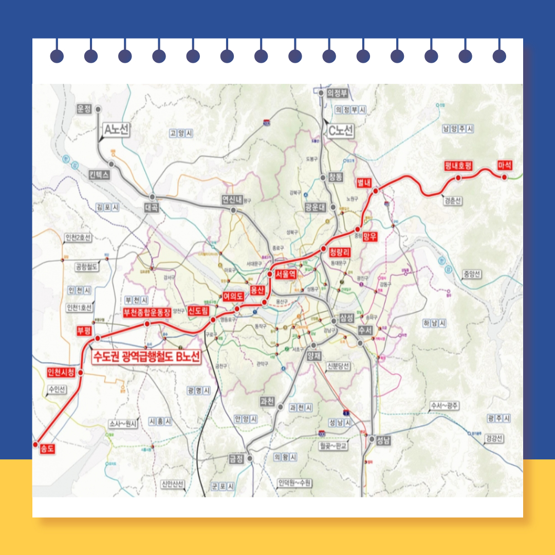 GTX B 노선과 부동산 전망