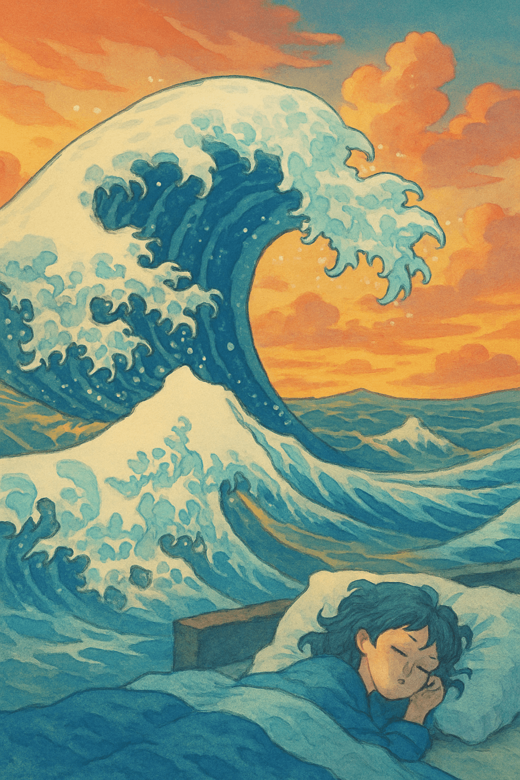 파도가 덮치는 꿈 해몽