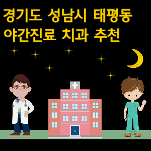성남시 태평동 치과 야간진료 병원 추천