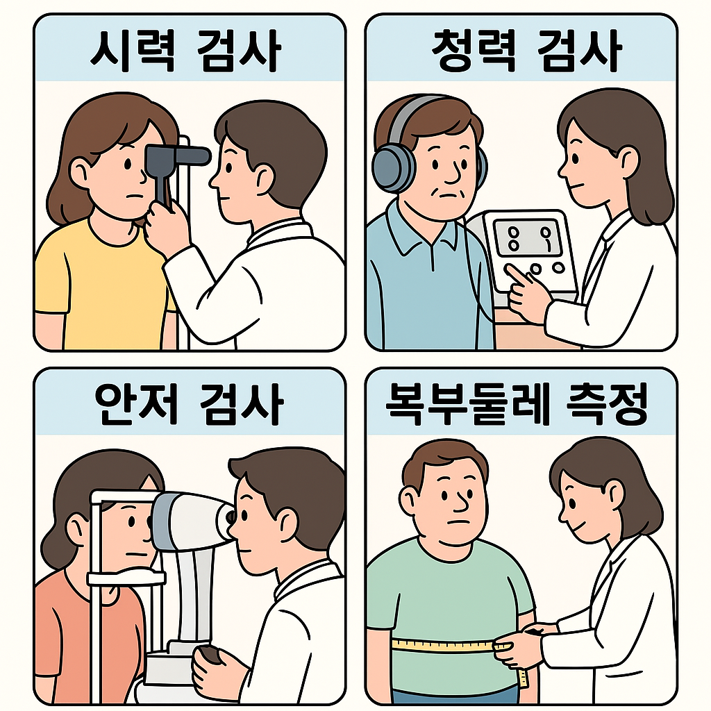 건강검진 전 필수체크! 시력부터 복부비만까지 기초 검사 완전 정리