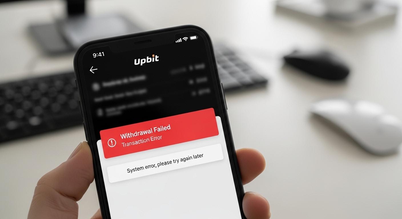 업비트 출금실패