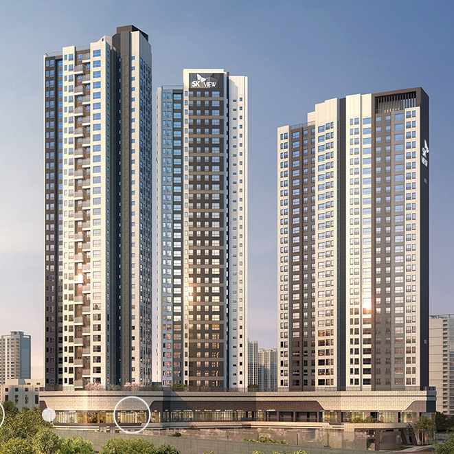 용답동 청계SK뷰아파트 조감도