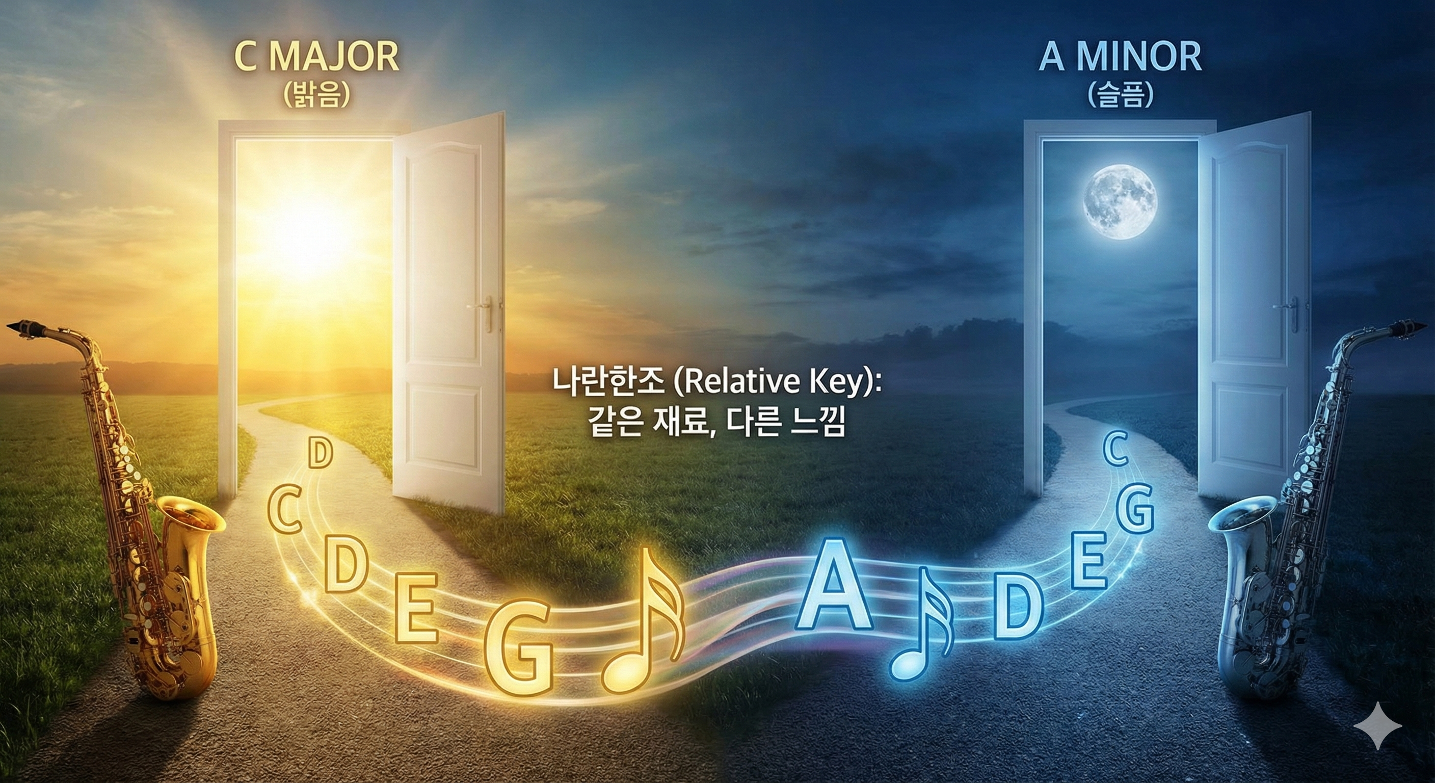 슬픈 노래엔 밝은 연주가 안 어울리죠? 한국인의 정서, '마이너 펜타토닉'으로 애절함 더하기 (나란한조의 비밀)