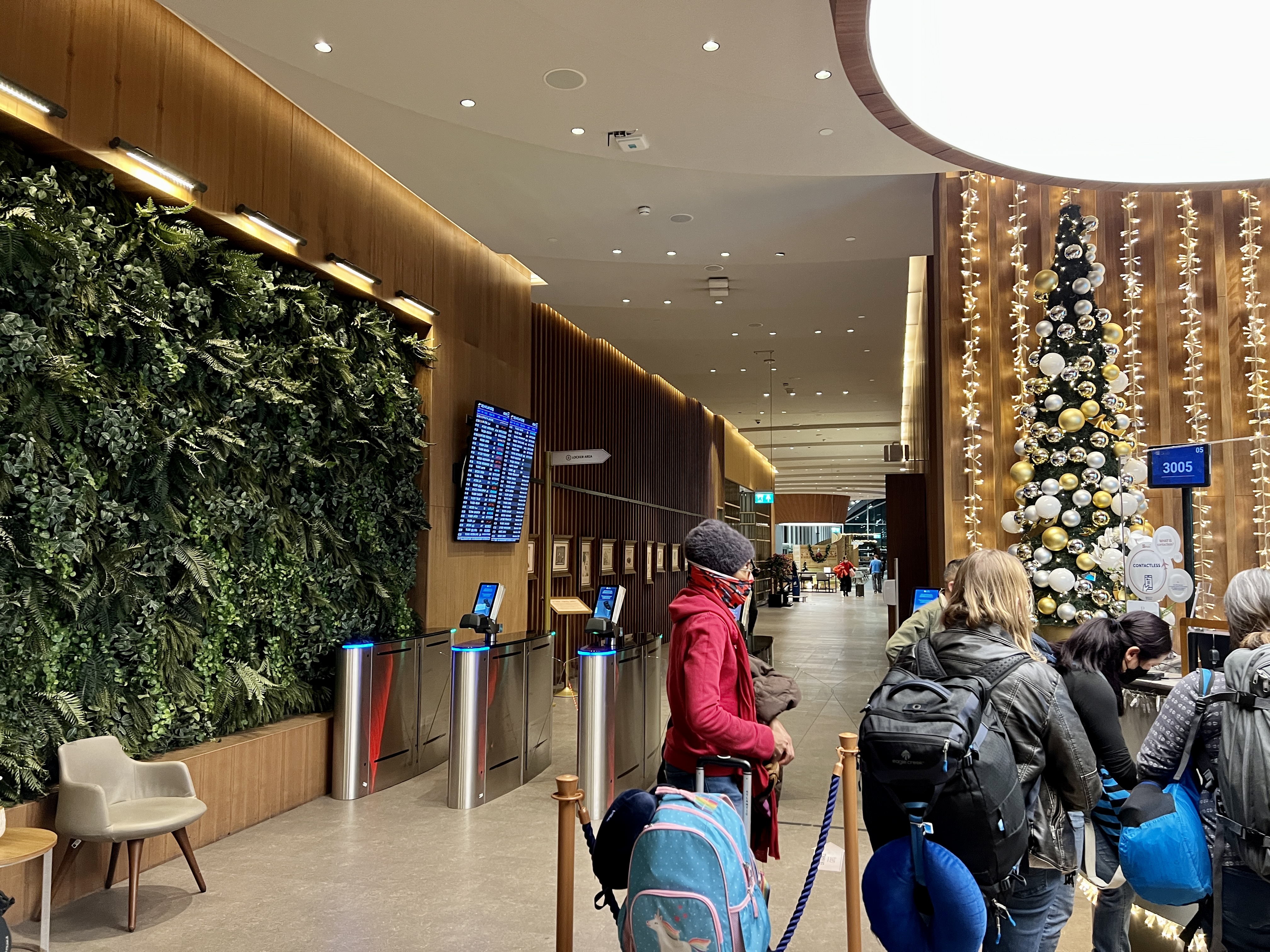 이스탄불 공항 라운지 입구