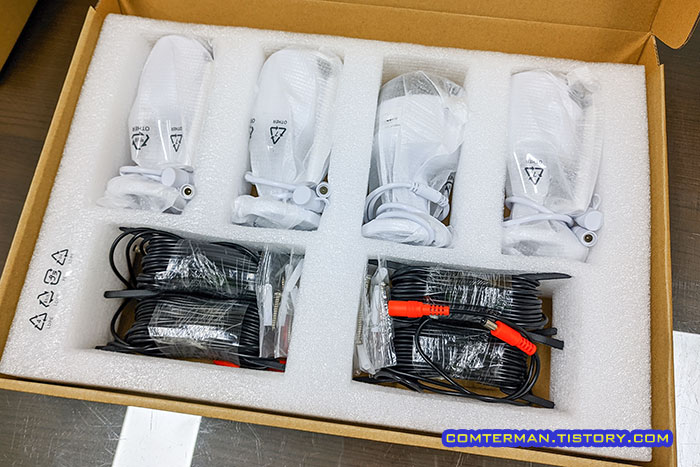 SNK-B73047BW 무선 카메라 내용물