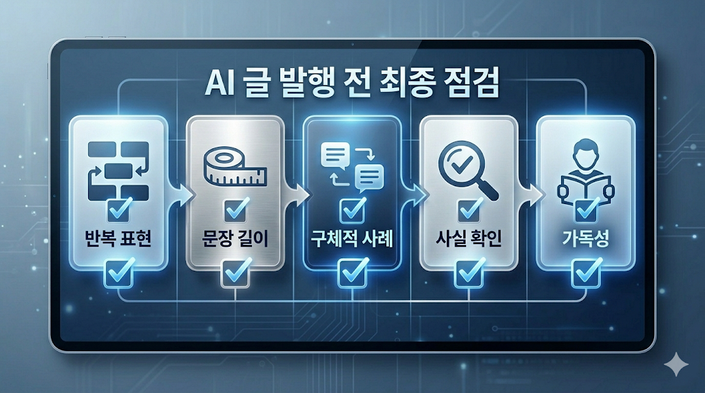 AI 글을 발행하기 전에는 사실 확인