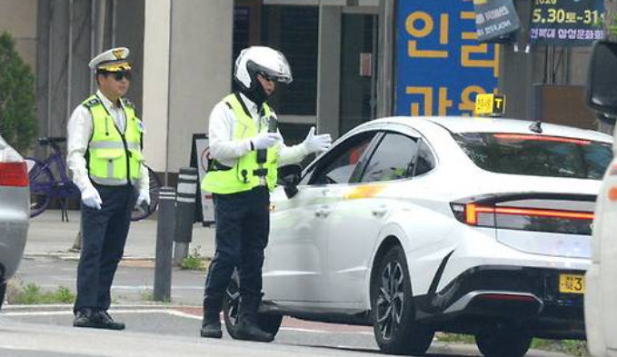 전북경찰 우회전 집중단속