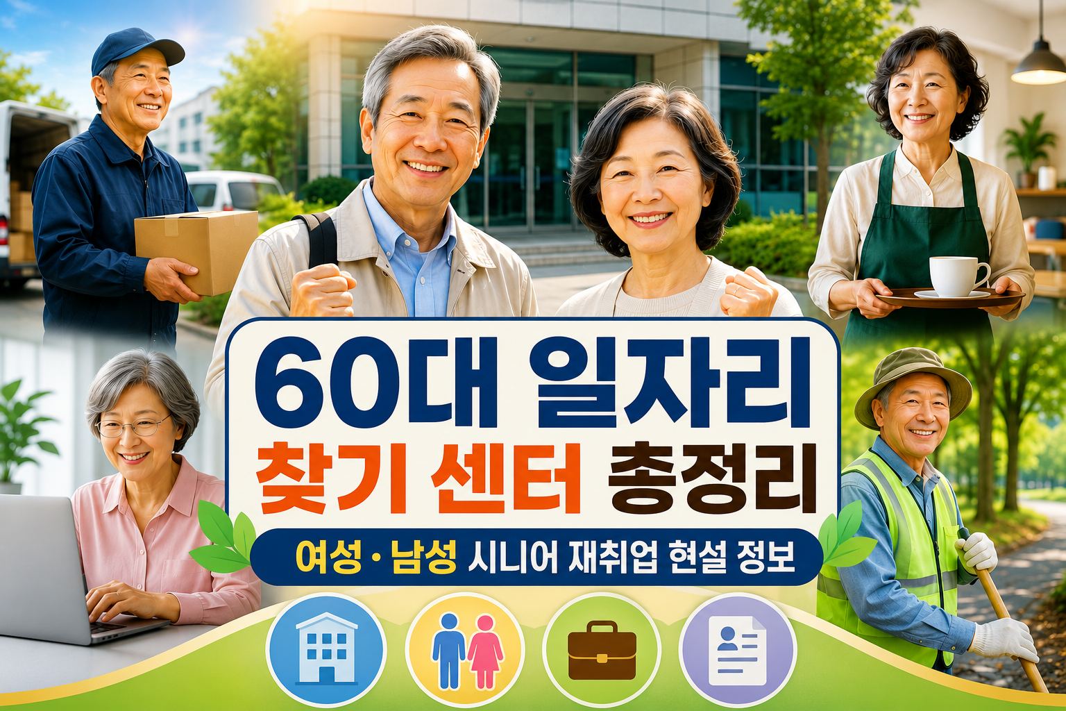 60대 일자리 찾기 센터 총정리|여성·남성 시니어 재취업 현실 정보 관련 사진
