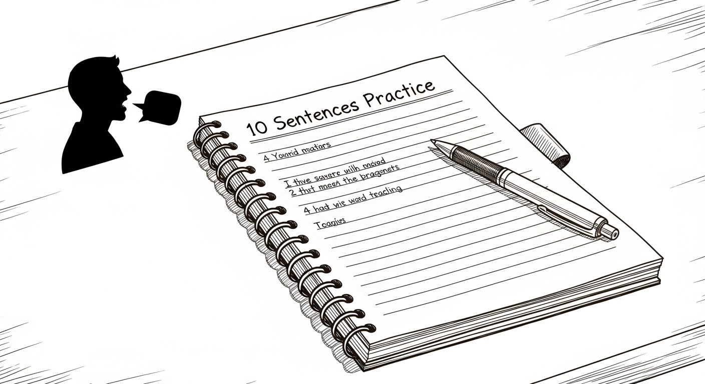 영어 회화 실천 전략