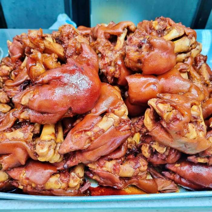 6시내고향 구미 새마을중앙시장 전국 택배 주문 무침 족발 양념족발 맛집