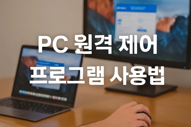 PC 원격 제어 프로그램 사용법 대표 썸네일