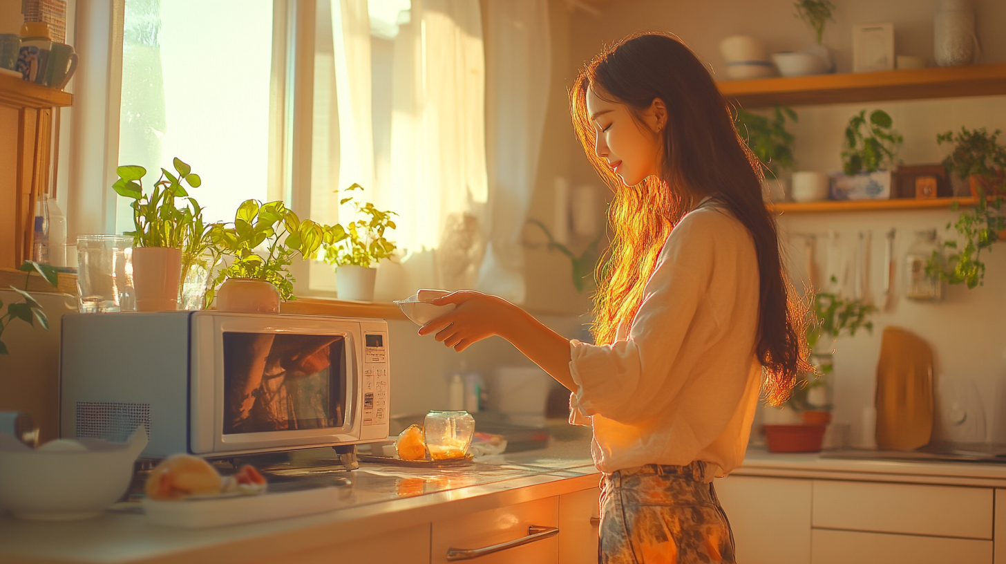 전자레인지 청소 방법