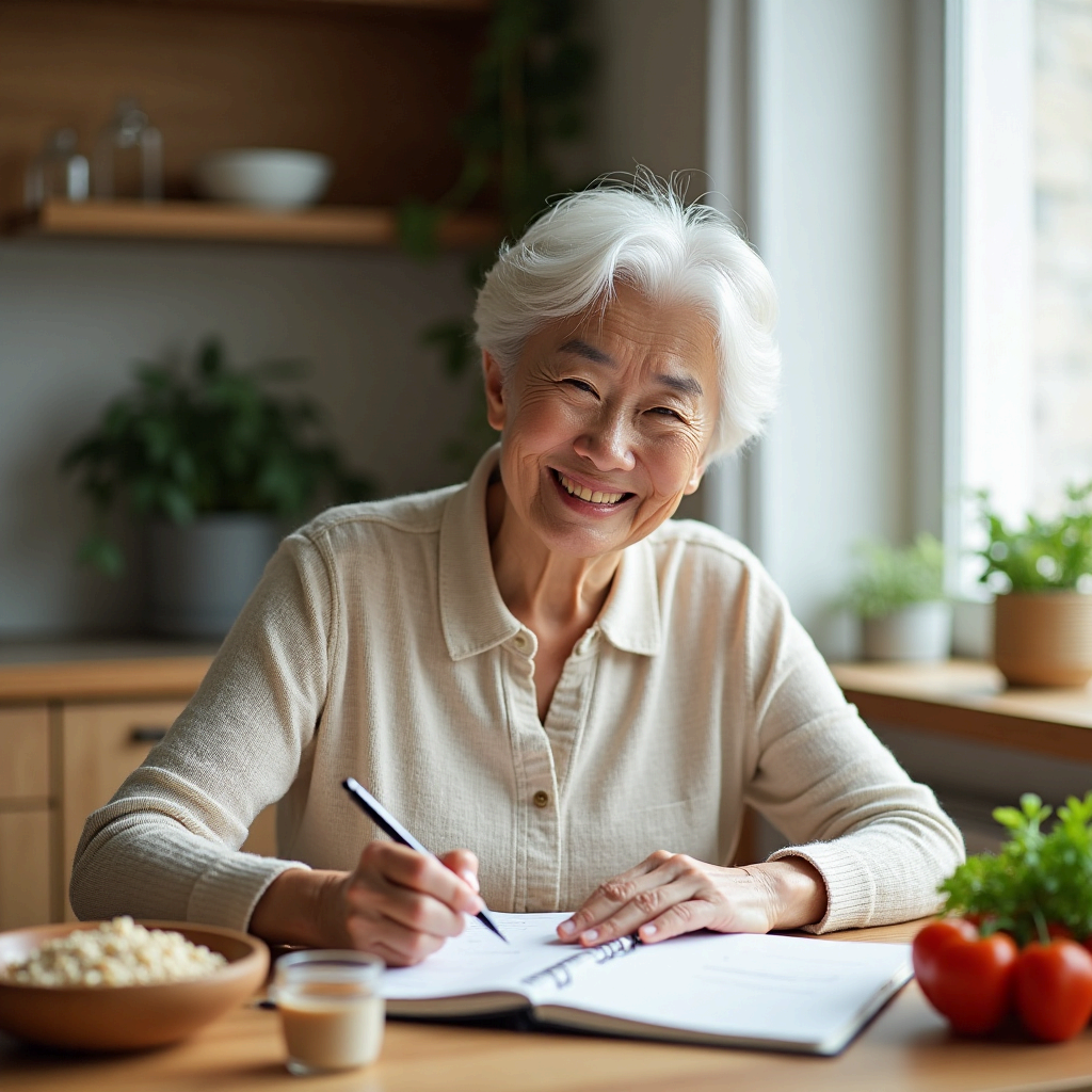 시니어 식단 기록 노트 작성법: 매일 따라 쓰는 1일 3식 식사 다이어리