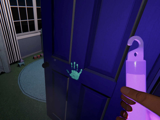 손바닥이 남겨진 모습