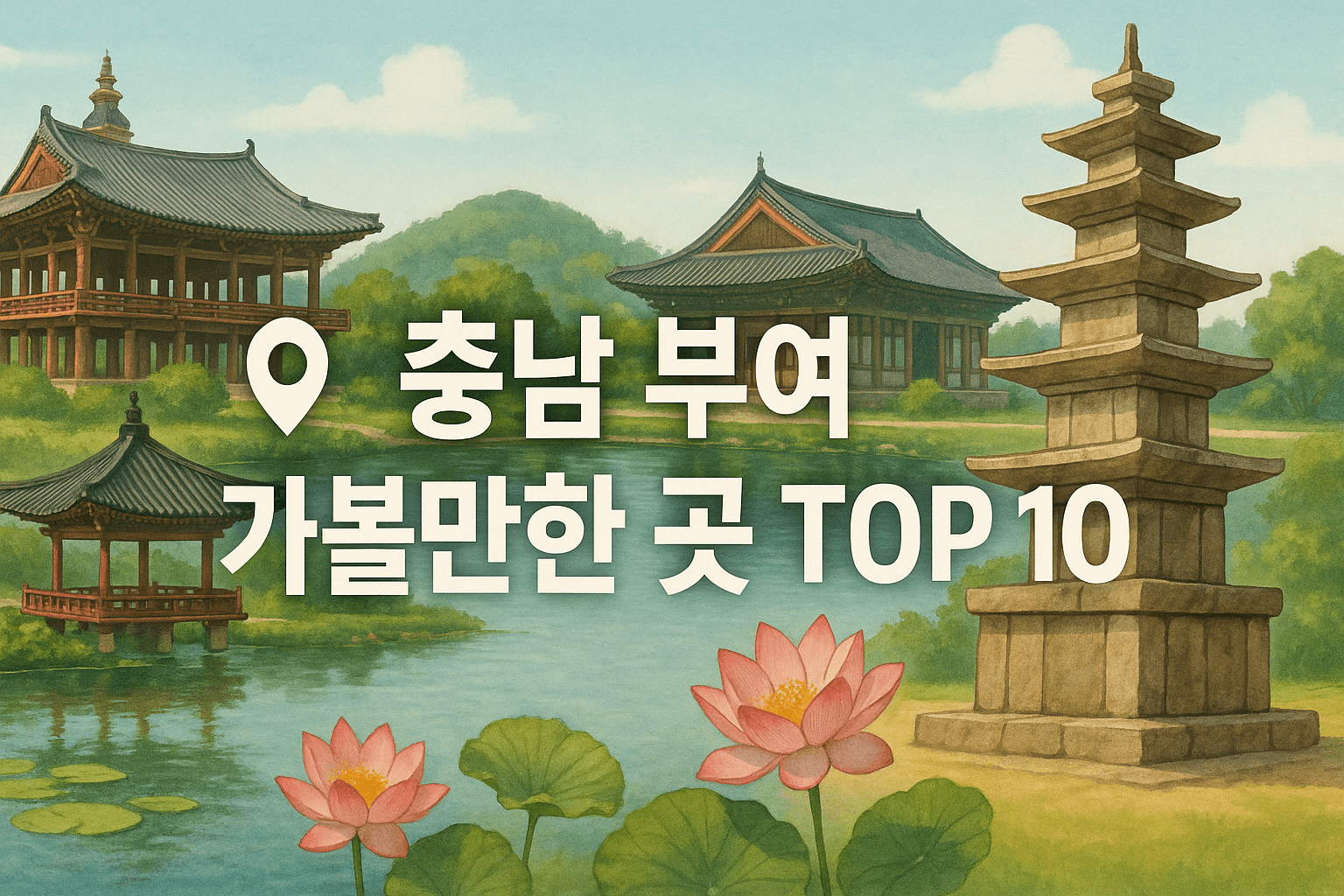 충남 부여 가볼만한 곳 TOP 10