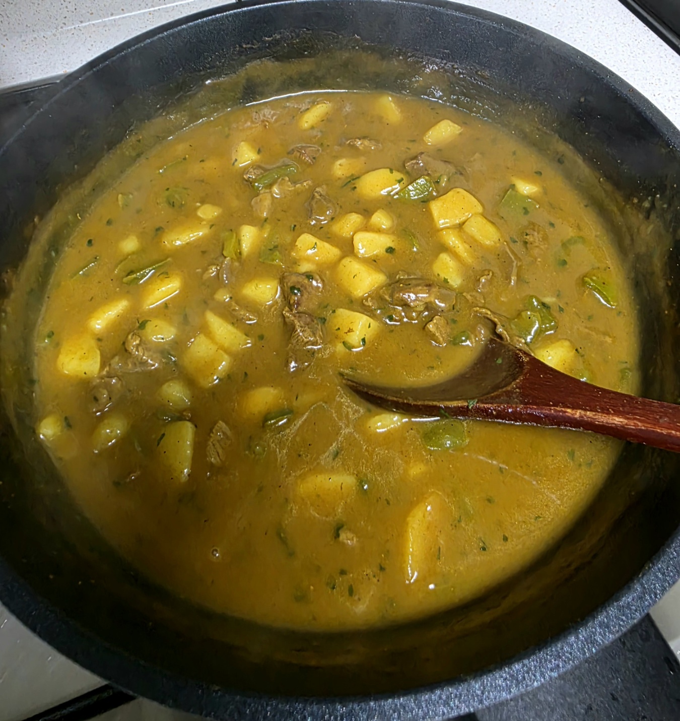 맛있는-카레를-만들었어요.
